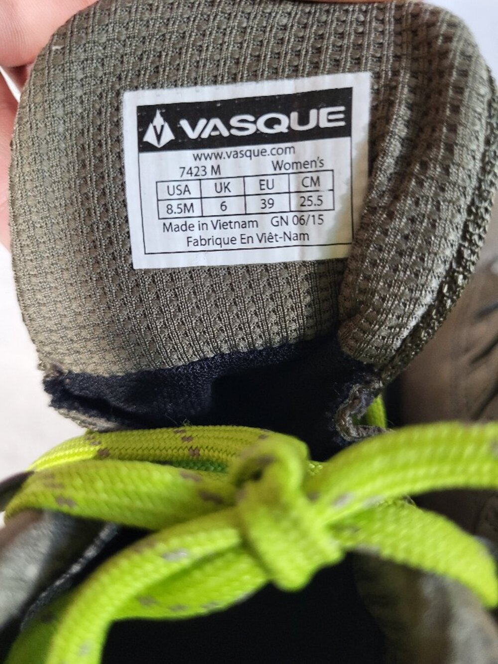 Vasque Talus Trek Ultradry Boots Womens 8.5 Brown Leather 7423M - Vibram - Picture 8 of 9